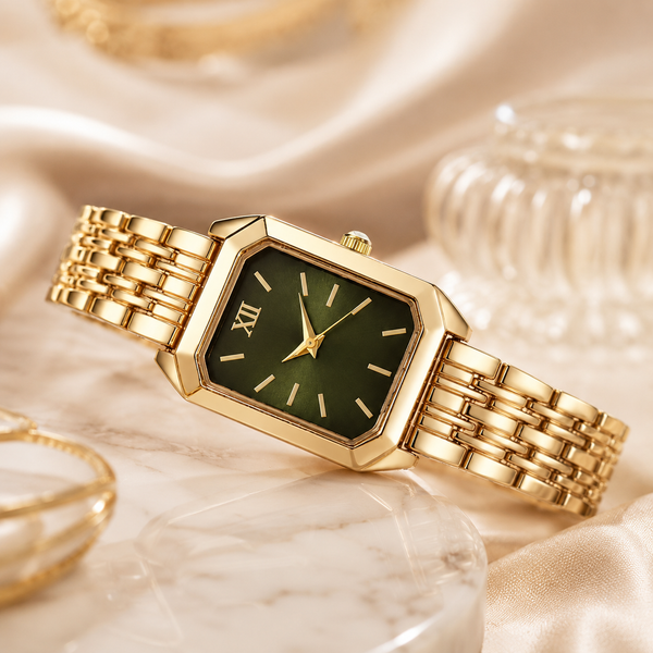 Old Money Watch Gold Multicolor Dial